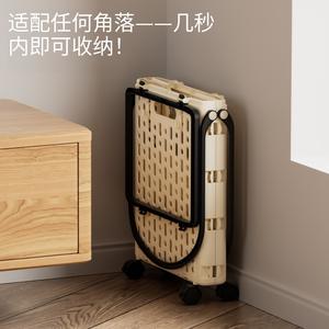 Carrito de camping plegable de cuatro ruedas, ligero y portátil, con asa para uso en exteriores. - Product Image 3