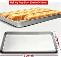 Nouveau four électrique commercial robuste à 3 niveaux et 9 plateaux en acier inoxydable avec fenêtre d'observation pour la pâtisserie professionnelle