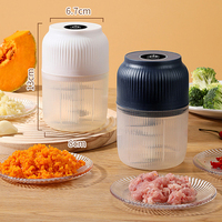 Yun Portable sans fil électrique ail et viande Mini hachoir à oignons petit robot culinaire et broyeur outils spécialisés