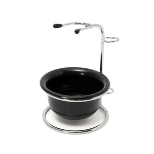 Soporte profesional de acero inoxidable para maquinillas de afeitar de seguridad y cepillos de tejón con diseño elegante y duradero - Product Image 5