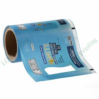 Film en rouleau personnalisé, durable, souple, résistant à l'humidité, refermable, pour emballage de sachets stand-up stérilisables, destiné aux aliments surgelés, secs et confiseries