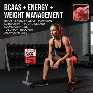 Aminoácidos BCAA de Suministro de Fábrica, Suplemento en Polvo <span class=keywords><strong>para</strong></span> Bebida Instantánea, Quemagrasas, Energía Natural <span class=keywords><strong>para</strong></span> el Rendimiento - Product Image 3