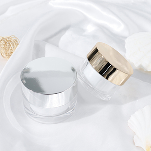 บรรจุภัณฑ์ขวดครีมหน้าอะคริลิคใสขนาด 30 มล. 50 มล. พร้อมฝาสีทอง - Product Image 4