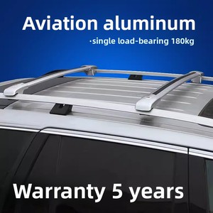 Barres transversales YESORGO en alliage d'aluminium universelles pour <span class=keywords><strong>porte</strong></span>-bagages de toit de voiture 100 kg pour Volvo XC90 2015-2023 - Product Image 4