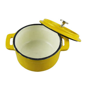 ChuiHua Émail <span class=keywords><strong>En</strong></span> <span class=keywords><strong>Fonte</strong></span> <span class=keywords><strong>Mini</strong></span> Casserole Ustensiles De Cuisine Four Hollandais <span class=keywords><strong>En</strong></span> <span class=keywords><strong>Fonte</strong></span> Émaillée Couvert Four Hollandais - Product Image 2