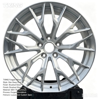 Jantes en alliage forgé monobloc 21 pouces Hyper Silver, état neuf, PCD 100mm pour Porsche 911 5x130 PCD 20 25 30 40 35 ET, MOQ 4 pièces