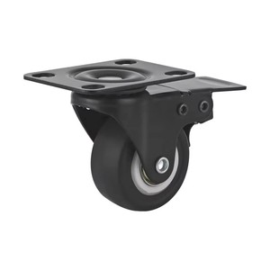Roulettes industrielles modernes réglables en acier de 50 mm (2 pouces) avec plateau supérieur, pour usage léger, idéales pour l'extérieur, les équipements de gym et la quincaillerie. - Product Image 3