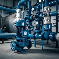Pompe centrifuge verticale pour pipeline de 14,75 CV en fonte et acier inoxydable 304, haute pression, pour chaudière industrielle et tour de refroidissement