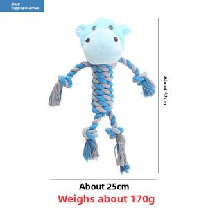 Produttore all'ingrosso eco-friendly cane masticare peluche nuovo simpatico animale peluche giocattolo con gambe lunghe corda di cotone per animali domestici - Product Image 3
