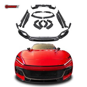 ชุดแต่งตัวถังคาร์บอนไฟเบอร์แห้งแบบ OEM สำหรับ Ferrari Purosangue FUV ชุดแต่งสเกิร์ตหน้า Aero Package ของแท้ Pre-Preg ชุดแต่ง Aero Kit ครบชุดจากโรงงานโดยตรง - Product Image 1