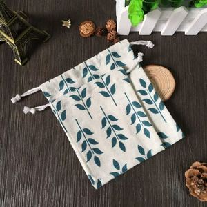 Sac en toile de coton à cordon personnalisé, imprimé sur mesure, avec logo, pour cadeaux, bonbons et emballage personnalisé - Product Image 4