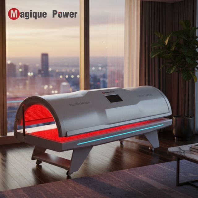 Commercial Home Beauty Devices Infrared Led 660nm 850nm 1060nm Spa Full Body Physical Red Light Therapy Photobiomodulation Bed
