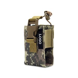 ซองใส่เครื่องส่งรับวิทยุแบบยุทธวิธี Molle กระเป๋าเก็บอินเตอร์โฟน กระเป๋าใส่เครื่องส่งรับวิทยุสำหรับใช้งานกลางแจ้ง ทนทาน ปรับได้ ทำจากไนลอน - Product Image 2