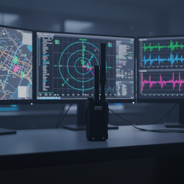 1-10km UAV Signal Detector Including DJIs Full Series at the Same Time ≥ 10 Aircraft Drone Detection