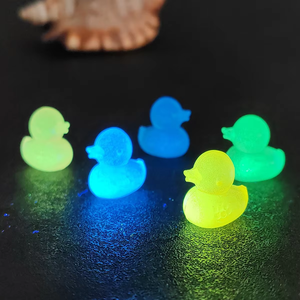 Hot Sale Luminous Resin Duck Miniatures Glowing Animal <b>Figurine</b> Desktop Craft Decorations Fluorescent <b>Garden</b> Yard Lawn Landscape - Product Image 5