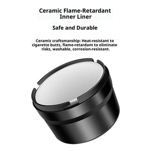 Posacenere Moderno YFL con Portabicchieri, Copri-Sigarette Speciale per <span class=keywords><strong>Mercedes</strong></span>-Benz Classe C/E/S E300L/C260L/GLE/<span class=keywords><strong>GLC</strong></span>/GLA, Posacenere in Ceramica per Auto - Product Image 4