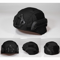 Housse de casque de jeu camouflage MICH2000 unisexe pour le cyclisme, en polyester et coton, pour l'aventure en plein air