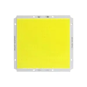 Lampu Panel LED COB Persegi 100Mm, Lampu LED Super Terang 12V 50W, Chip Putih Dingin Alami Hangat Di Papan untuk Lampu Mobil Bohlam Rumah