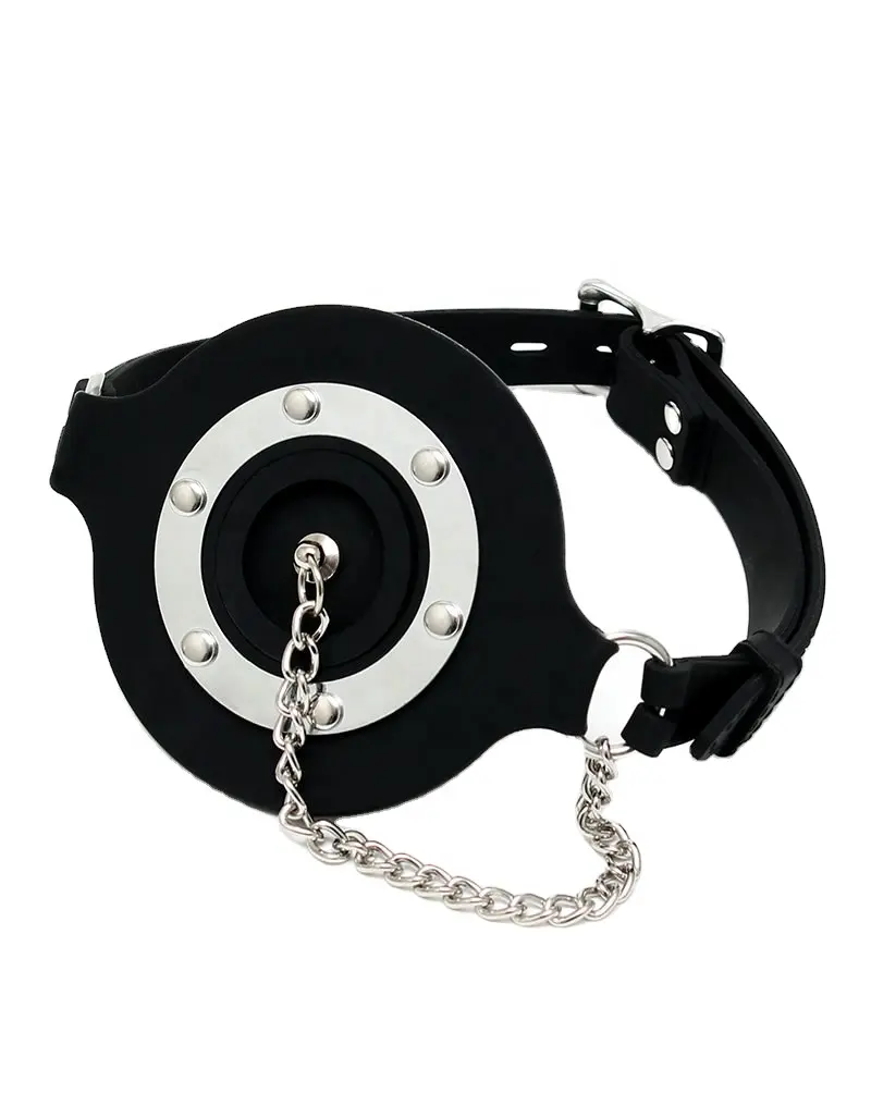 AVA STORE in pelle Bondage ingranaggio imbuto bocca clistere Gag strumenti di rilegatura per adulti Slave giochi BDSM per le donne