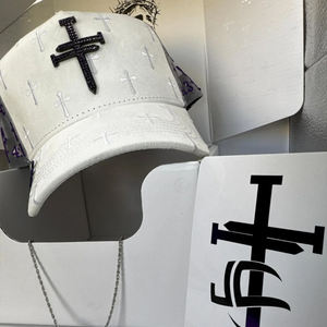 Casquette de baseball sport en daim avec bord incurvé, authentification NFC, faible MOQ, doublure satinée, pour hommes - Product Image 6