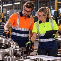 Chemise de travail haute visibilité réfléchissante à manches courtes, séchage rapide, pour aéroport, contrôle de la circulation, construction, mineur, uniforme de travail