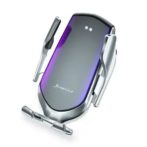 工厂价格2合1快速10w无线车载电话充电器和支架灵活快速充电踏板车配件20w输出功率 - Product Image 1