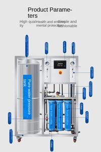Purificador de Agua Potable Industrial y Comercial de Ósmosis Inversa (RO) de Gran Capacidad, 220V, 1000L/h, 1500W, Equipo de Tratamiento de Agua Ablandada 1 - Product Image 2