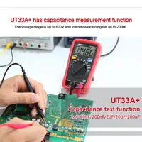 Multimeter Digital UNI-T UT33A+ UT33B+ UT33C+ UT33D+ Ukuran Saku Pengukur Tegangan DC AC dan Pengukur Resistansi dengan Garansi (Tanpa Garansi Resmi)