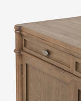 Buffet en bois massif fait main, durable, style luxe léger, moderne et antique, pour salle à manger, salon, hôtel