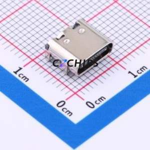 HX TYPE-C 16PIN USB Connector SMD Connector ( Connector Type: Type-C )( Protocol Standard: USB 3.1 )( Gender: Female ) - Product Image 1