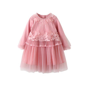 Ropa Infantil al por Mayor, Vestido de Princesa Rosa Moderno para Niñas, Estilo Tradicional Americano, para Fiestas, Tienda en Línea - Product Image 1