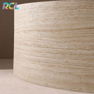 RCL vente en gros panneau <span class=keywords><strong>de</strong></span> pierre <span class=keywords><strong>de</strong></span> travertin 3d Mcm pierre souple <span class=keywords><strong>de</strong></span> travertin imprimée en 3d Mcm pierre flexible pour mur - Product Image 5