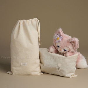 PandaSew Custom logo with Label Clothing Shoes <b>Dust</b> Packaging <b>Bag</b> Cotton Drawstring <b>Bag</b> Jewelry Pouch - Product Image 6