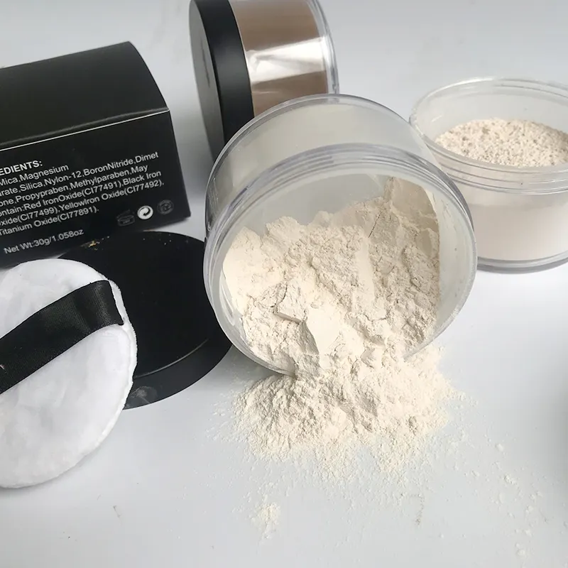 Private Label Gesicht Make-up Loose Powder Benutzer definiertes Logo Matte Foundation Öl kontrolle Einstellung Loose Powder