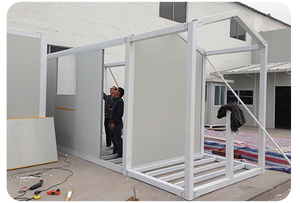 CB0624A Casa Contenedor Plegable con Estructura de Acero Ligero Prepintada para Uso como Apartamento, Diseño Moderno y Transpirable - Product Image 2