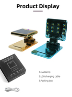 Lampe de table 28W Lampe à ongles LED UV Mini séchoir professionnel pliable à ongles en gel pour salon de manucure