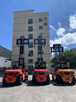 XINGHAO Conteneur Handler Heavy Duty Diesel Foklift Truck 10 tonnes 12 tonnes 15 tonnes 16 tonnes chariot élévateur avec cabine ROPS/FOPS et Air-cond
