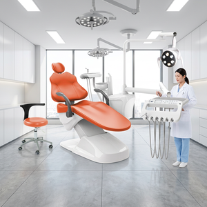 Unidad Dental con Certificación CE ISO, Silla Dental Giratoria de Venta Caliente, Fuente de Alimentación Eléctrica, Unidad Dental Móvil - Product Image 1