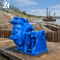 Pompe à boue en alliage de chrome haute résistance pour l'extraction de sable et de gravier par dragage de rivière