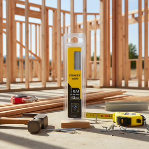 Clavos Stanley E/J de 12 mm, paquete de 1000, galvanizados en zinc, para estructuras de madera - Product Image 3