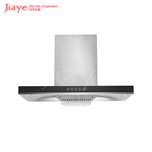 Hotte de cuisinière murale canalisée en forme de T Contrôle du capteur de verre avant Hotte de cuisinière domestique - Product Image 5