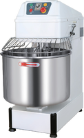 Mélangeur à Spirale à Vitesse Variable Basse pour Pâte, Vertical Professionnel de Cuisine, 110V, 120QT (15kg, 30kg, 12.5kg, 12kg) (HS 150 Litres 60 50 Litres 10C)