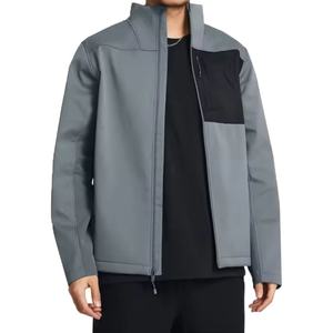 Veste Softshell Unisexe Sport Respirante Coupe-Vent Personnalisée OEM pour Hommes Veste de Fitness Casual d'Hiver - Product Image 2