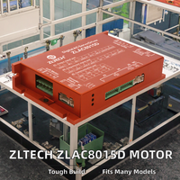 ZLTECH ZLAC8015D 24V 15A 3-Fase CANOPEN RS485 Pengontrol Motor Hub DC Tanpa Sikat IP54 Output 50W untuk Industri