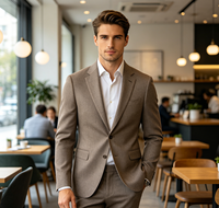 BOOK-9 100% Merino Wool Silk Fiber Four Season Flannel 310GSM 150CM Suit Ready Stock Fabric Combed Wool Raw