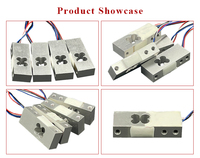 4 Celdas de Carga de Viga Paralela Combinadas HY-1D-C C2 de Aleación de Aluminio para Plataformas de Pesaje Grandes y Básculas de Gabinete