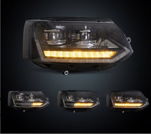 Feux avant LED Vland pour Caravelle T6 & <span class=keywords><strong>VW</strong></span> <span class=keywords><strong>California</strong></span> T6 2015-2018 Kit de rétrofit 12V 35W - Product Image 5