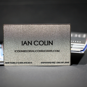 <strong>Business</strong> <strong>Card</strong> Matt Blank Metal Credit Visit VIP Stainless Steel <strong>Business</strong> <strong>Card</strong> With Logo Thank You <strong>Card</strong> For Small <strong>Business</strong> Custom - Product Image 3