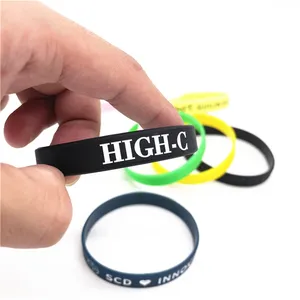 Custom Flag Silicone Wristband Hand Manufacturer Promotional Logo Personalized Inspirational Silicone Wristband