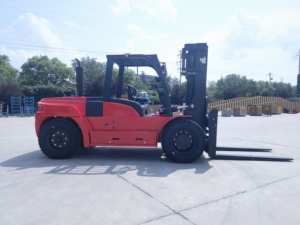 Nhà Máy Giá 12ton Công suất nâng chiều cao 3-6m đối trọng xe nâng xe nâng DIESEL để bán - Product Image 4